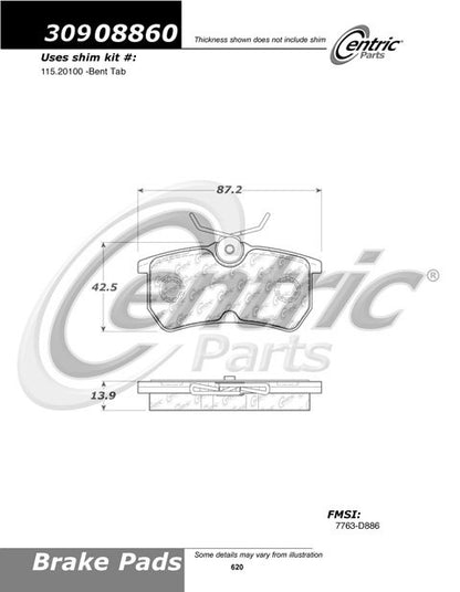 StopTech Sport Brake Pads With Shims