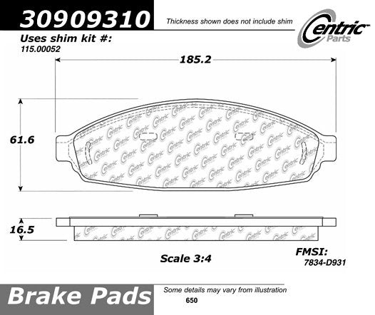 StopTech Sport Brake Pads With Shims And Hardware