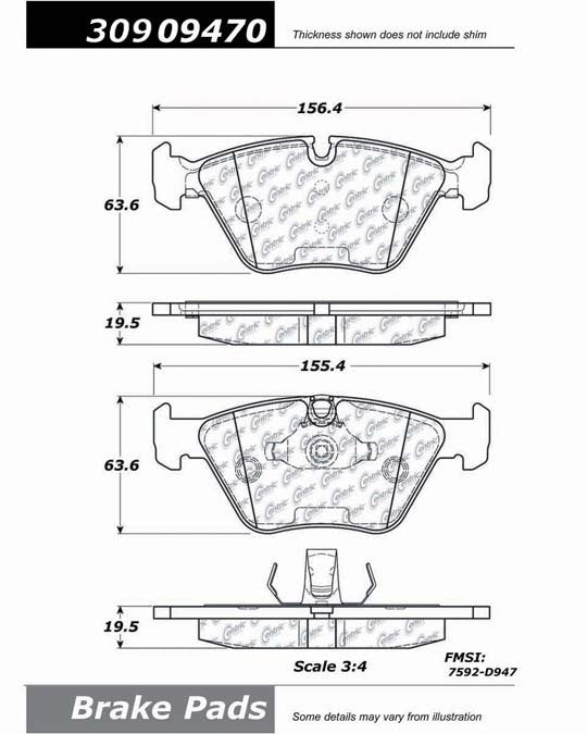 StopTech Sport Brake Pads With Shims And Hardware
