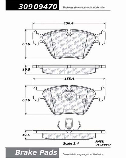 StopTech Sport Brake Pads With Shims And Hardware