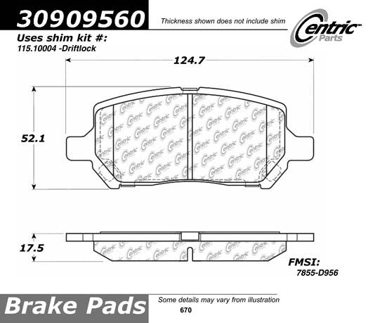 StopTech Sport Brake Pads With Shims And Hardware