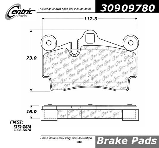 StopTech Sport Brake Pads With Shims And Hardware