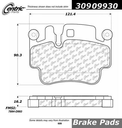 StopTech Sport Brake Pads With Shims And Hardware