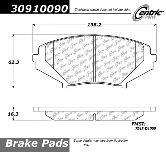StopTech Sport Brake Pads With Shims And Hardware