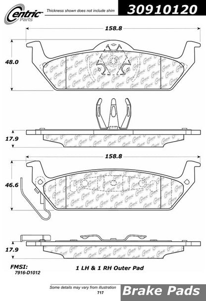 StopTech Sport Brake Pads With Shims And Hardware