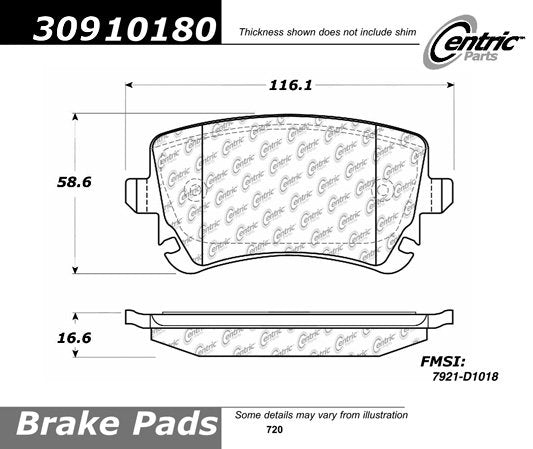 StopTech Sport Brake Pads With Shims And Hardware