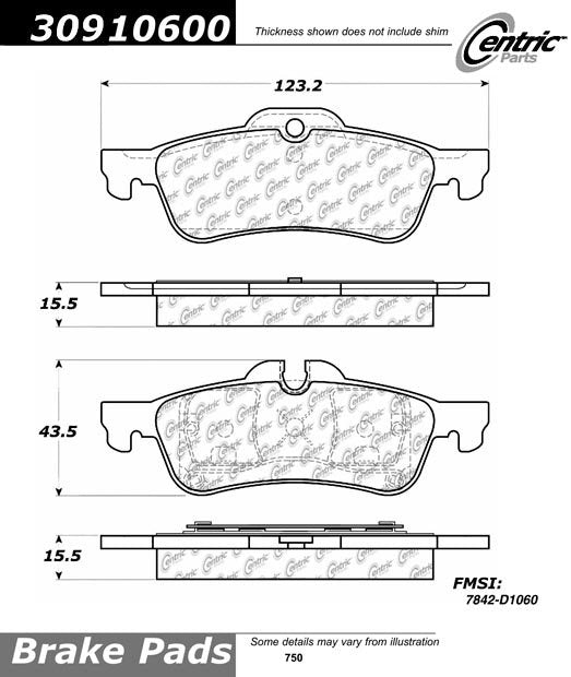 StopTech Sport Brake Pads With Shims And Hardware