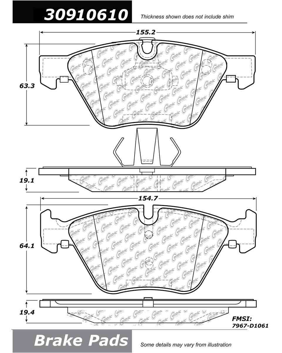 StopTech Sport Brake Pads With Shims And Hardware