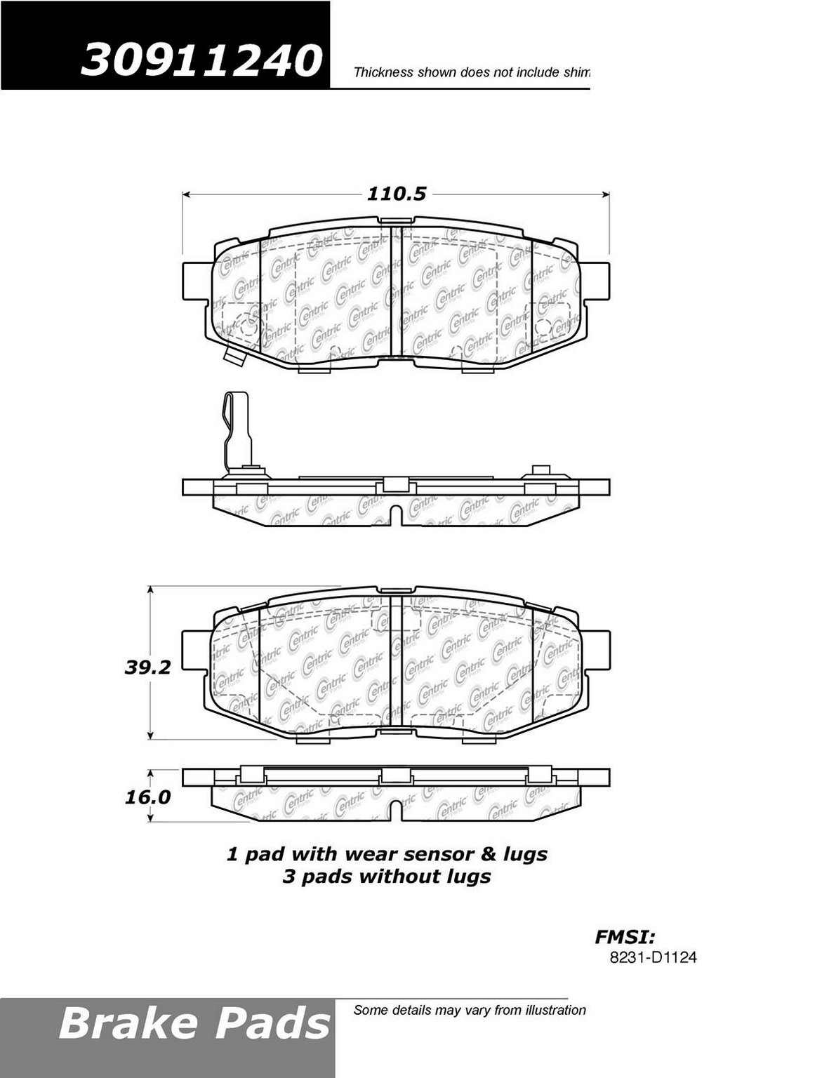 StopTech Street Performance Pads Rear FR-S BRZ
