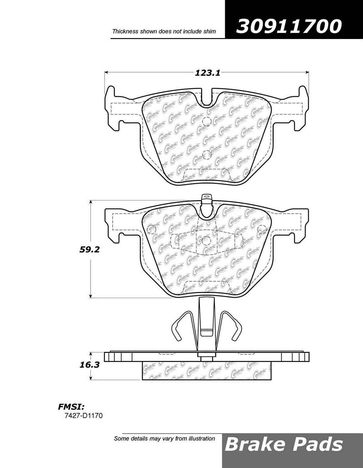 StopTech Sport Brake Pads With Shims And Hardware