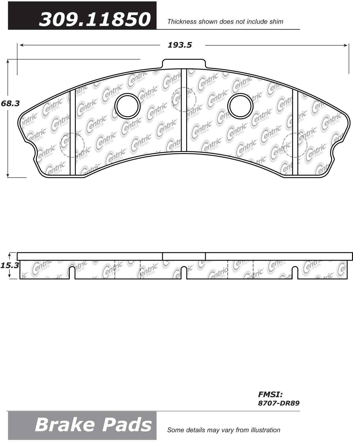 StopTech Sport Brake Pads With Shims