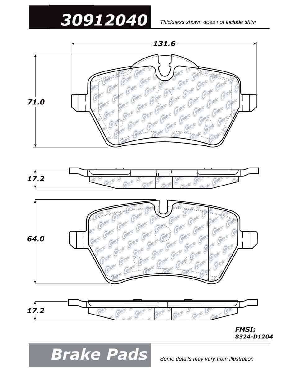 StopTech Sport Brake Pads With Shims And Hardware