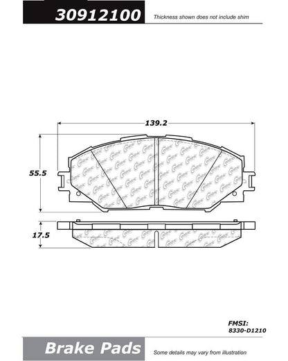 StopTech Sport Brake Pads With Shims And Hardware