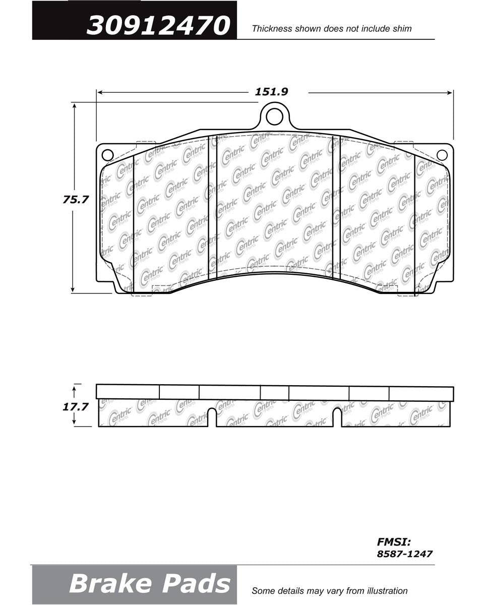 StopTech Sport Brake Pads With Shims
