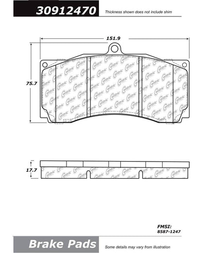 StopTech Sport Brake Pads With Shims