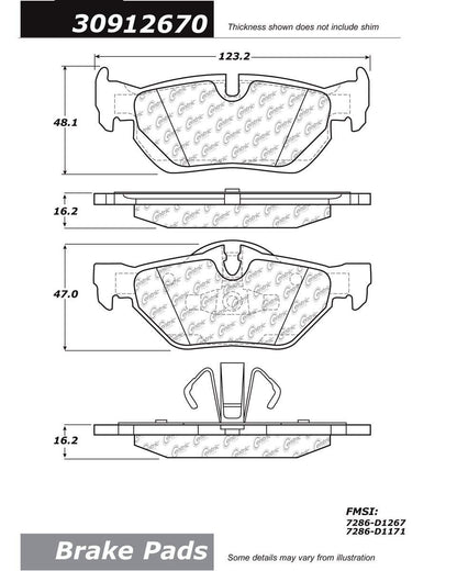 StopTech Sport Brake Pads With Shims And Hardware