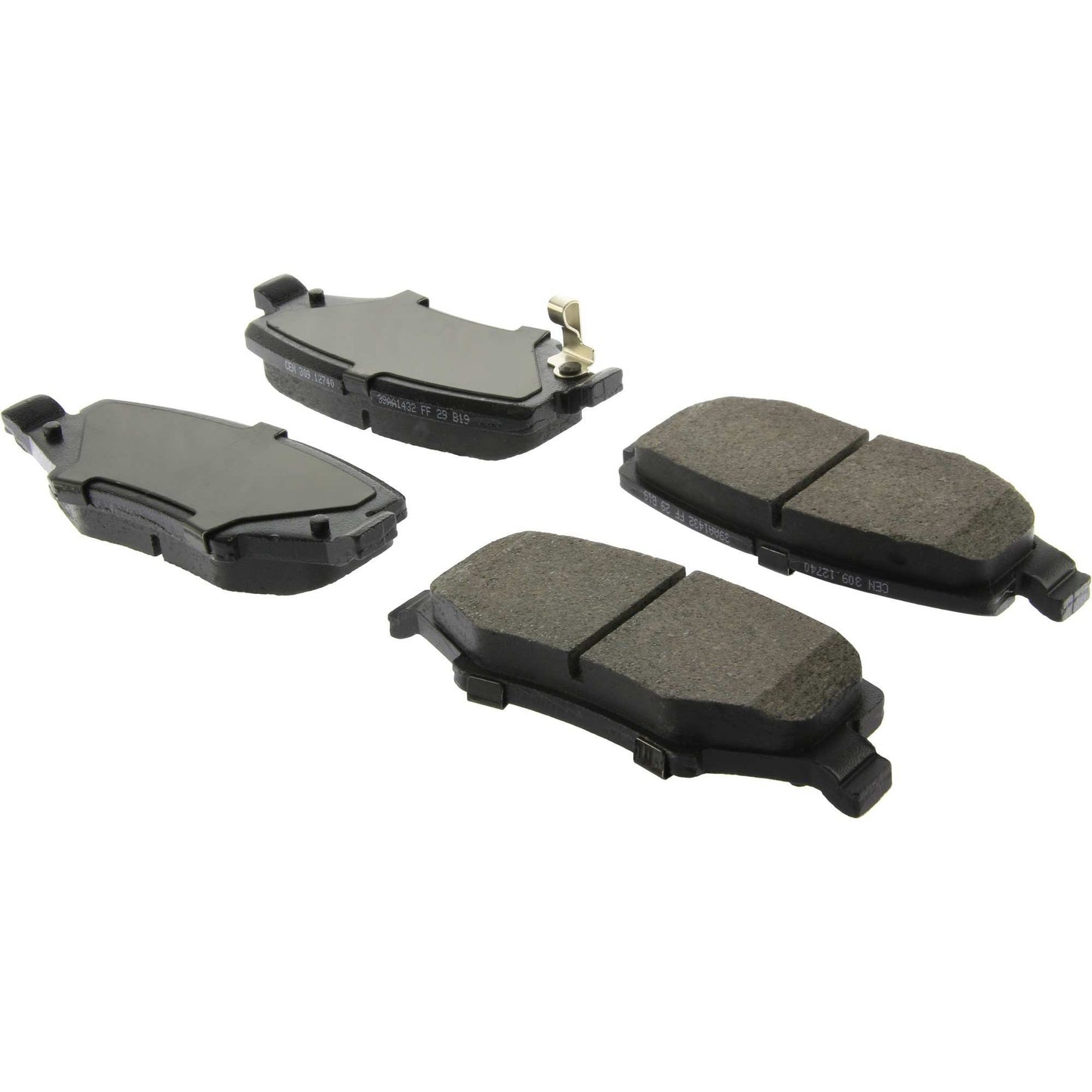 StopTech 07-18 Jeep Wrangler Sport Brake Pads w/Shims and Hardware - Rear 309.12740
