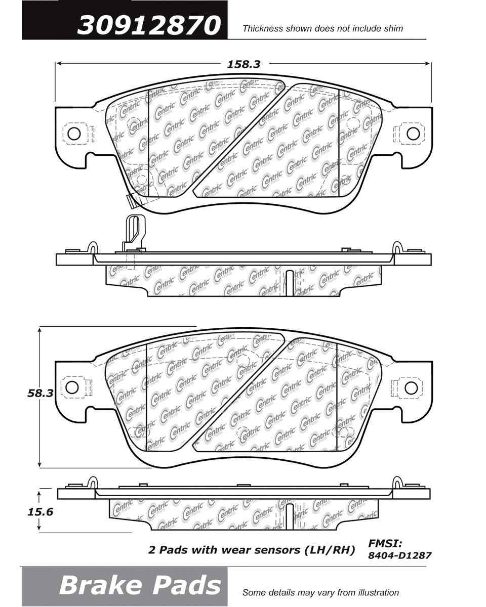 StopTech Sport Brake Pads With Shims And Hardware
