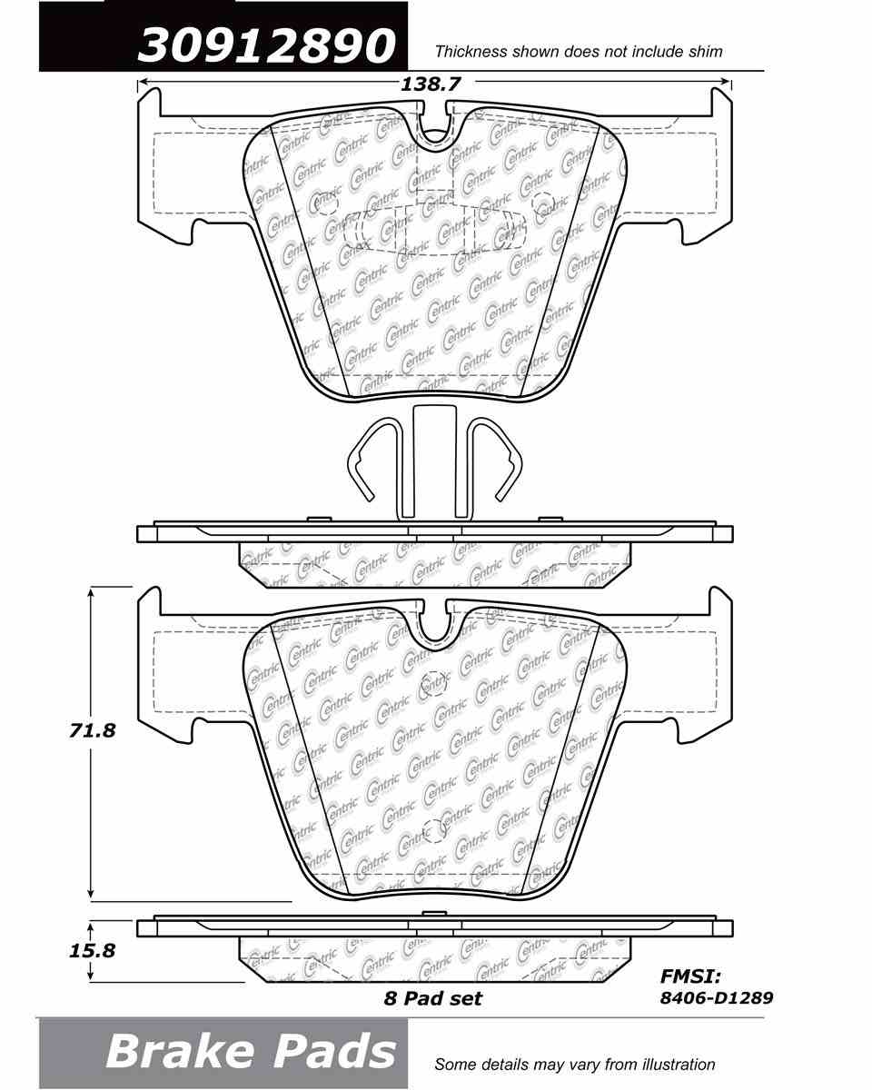 StopTech Sport Brake Pads With Shims And Hardware
