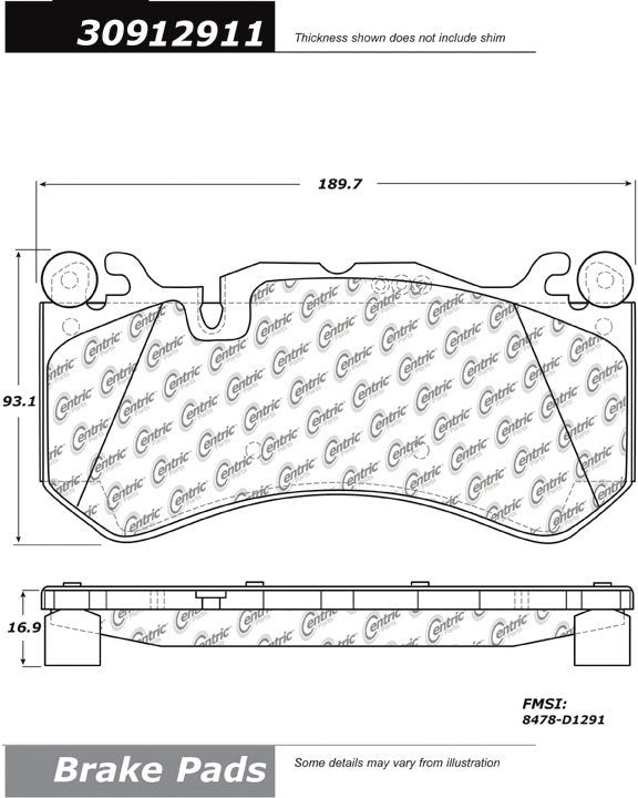 StopTech Sport Brake Pads With Shims And Hardware