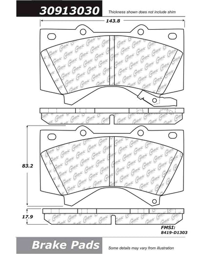 StopTech  Sport Brake Pads With Shims And Hardware