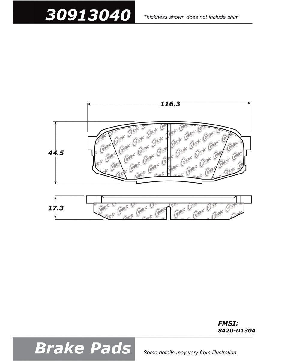 StopTech Sport Brake Pads With Shims And Hardware