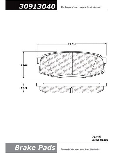 StopTech Sport Brake Pads With Shims And Hardware