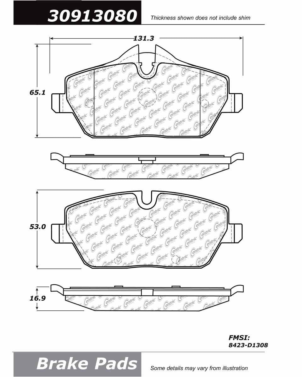 StopTech Sport Brake Pads With Shims And Hardware
