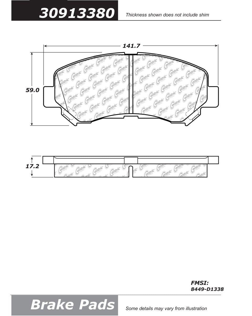 StopTech Sport Brake Pads With Shims And Hardware