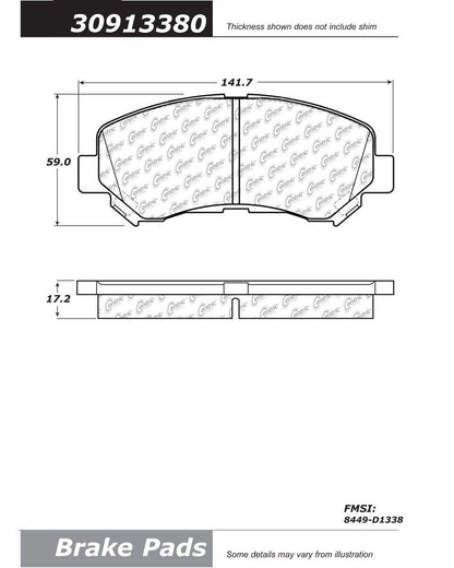 StopTech Sport Brake Pads With Shims And Hardware