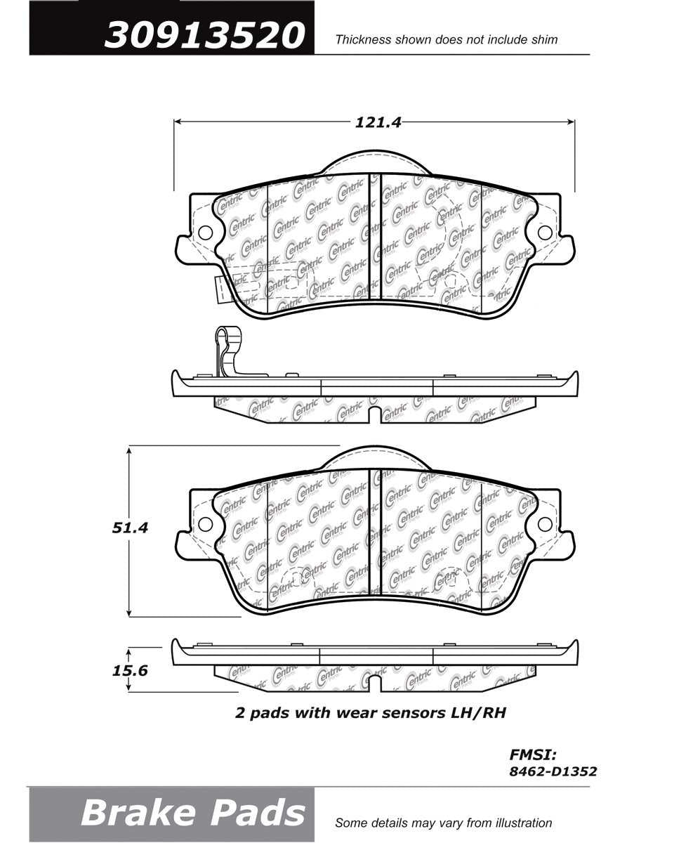 StopTech Sport Brake Pads With Shims And Hardware