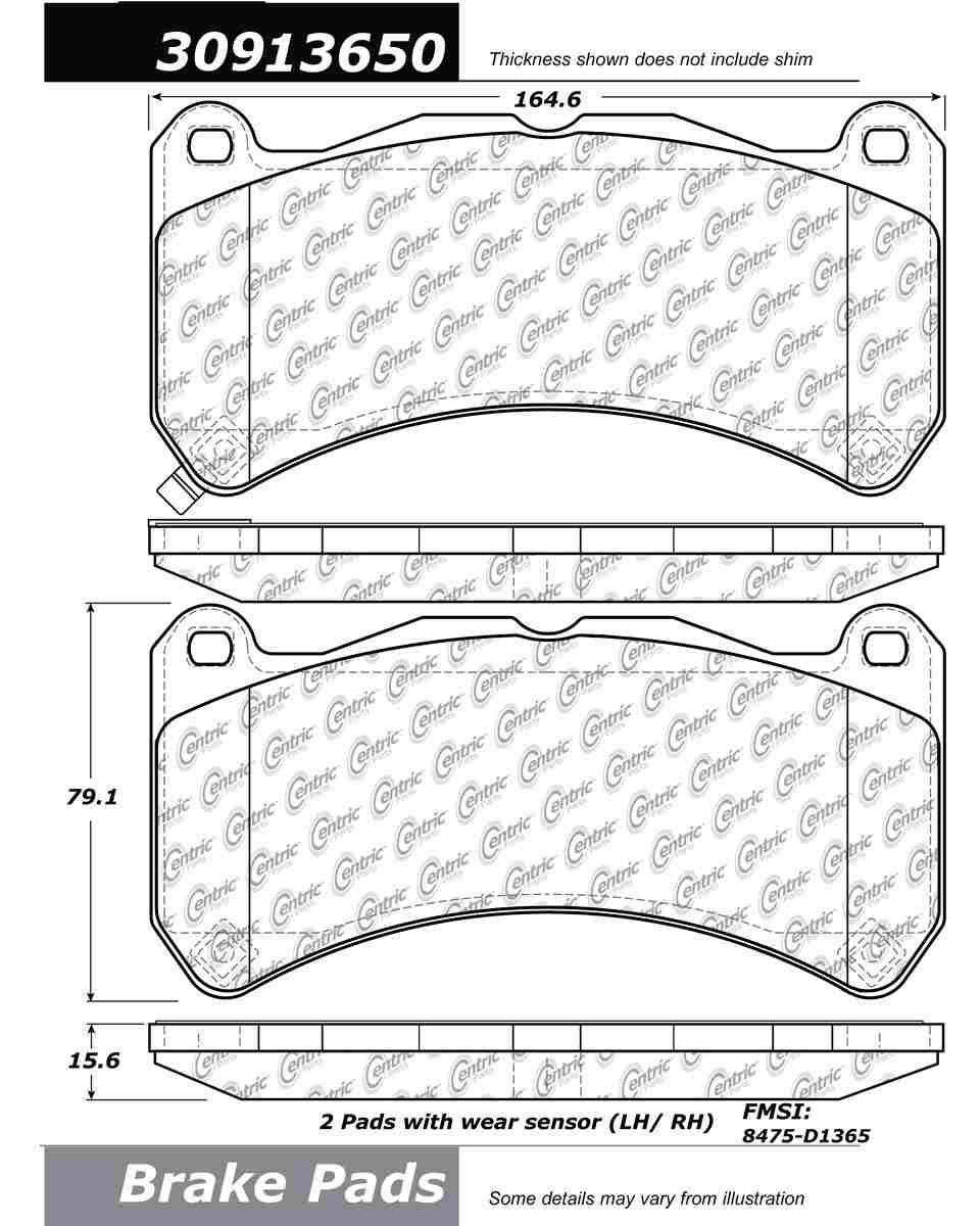 StopTech Sport Brake Pads With Shims And Hardware