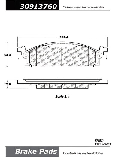 StopTech Sport Brake Pads With Shims And Hardware