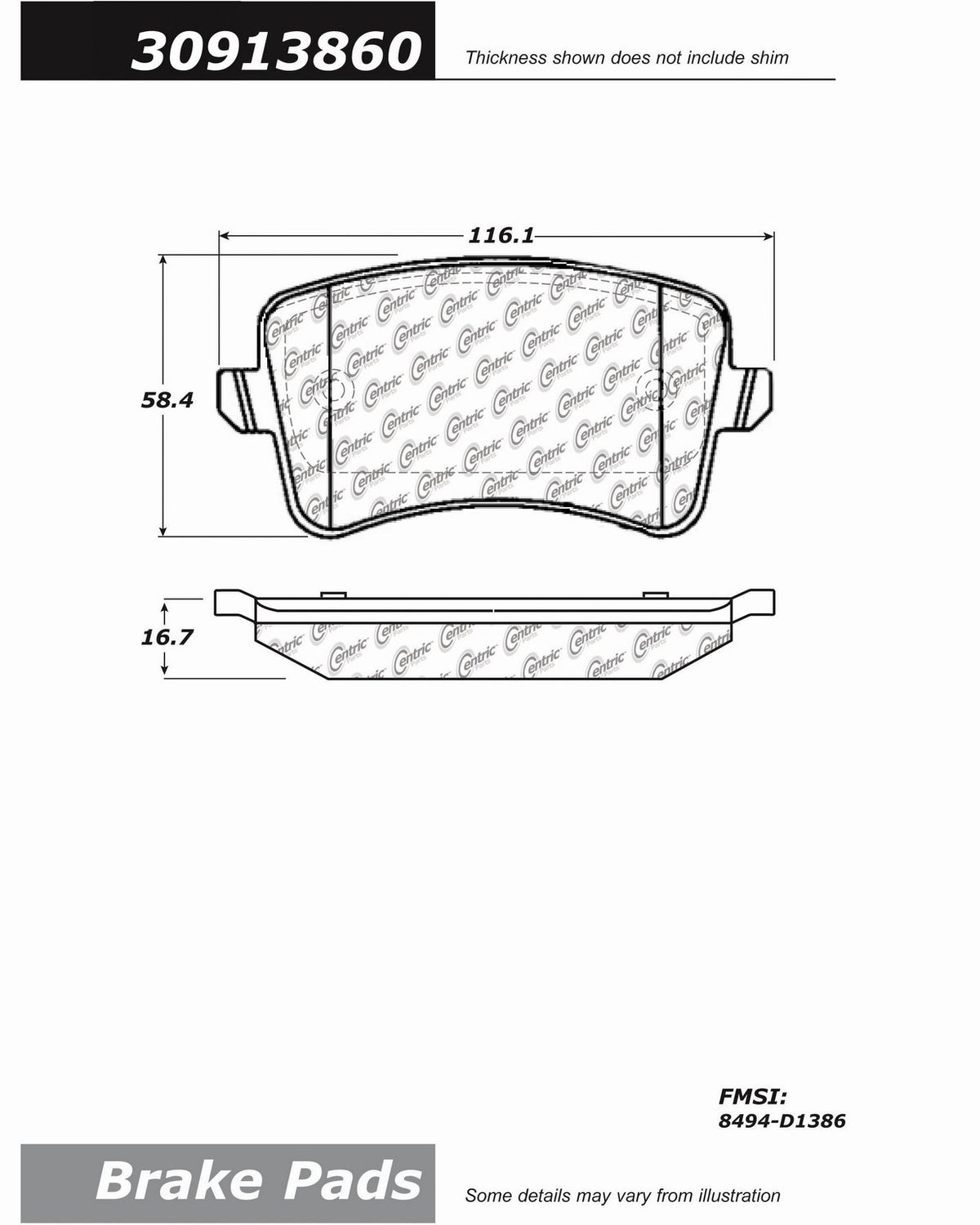 StopTech Sport Brake Pads With Shims And Hardware