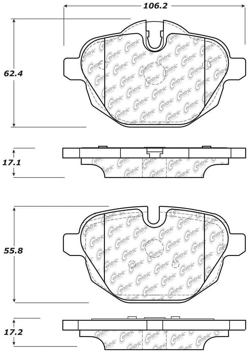 StopTech Sport Brake Pads With Shims And Hardware