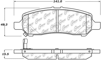 StopTech Sport Brake Pads With Shims And Hardware