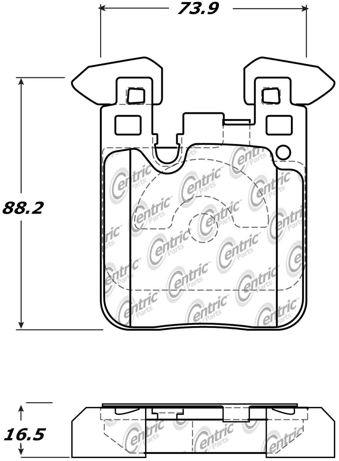 StopTech Sport Brake Pads With Shims And Hardware