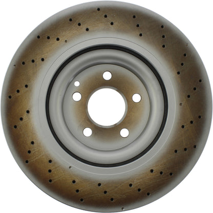 Centric Parts Disc Brake Rotor GCX with Partial Coating for 2009-2014 Mercedes-Benz CL550/CL600/S350/S400/S450/S550/S600/SL550