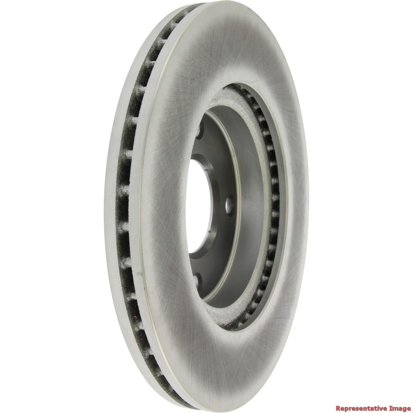 Centric Parts Disc Brake Rotor GCX with Full Coating for 2009-2014 Nissan Cube, 2007-2012 Sentra, 2007-2012 Versa 320.42091F