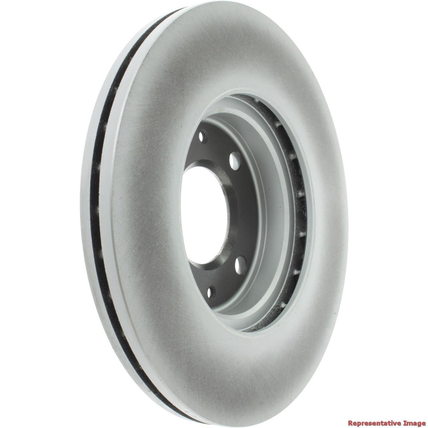 Centric Parts Disc Brake Rotor GCX Rotor with Full Coating for 2015-2013 Dodge Attitude 2017-2012 Hyundai Accent 2018-2012 Kia Rio 320.51048F