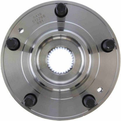 Centric Parts Wheel Bearing and Hub Assembly Standard without ABS for 2022-2019 Hyundai Nexo, 2019-2007 Santa Fe 400.51000E
