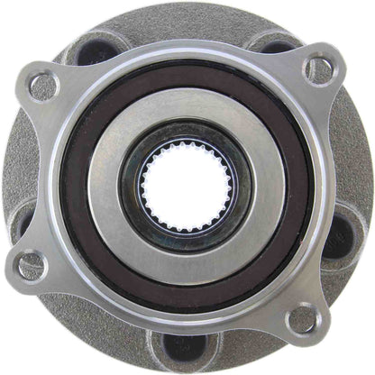 Centric Parts Wheel Bearing and Hub Assembly Standard with ABS Tone Ring for 2011-2016 Lexus CT200h, 2010-2015 Toyota Prius, 2012-2015 Prius Plug‑In 401.44002E