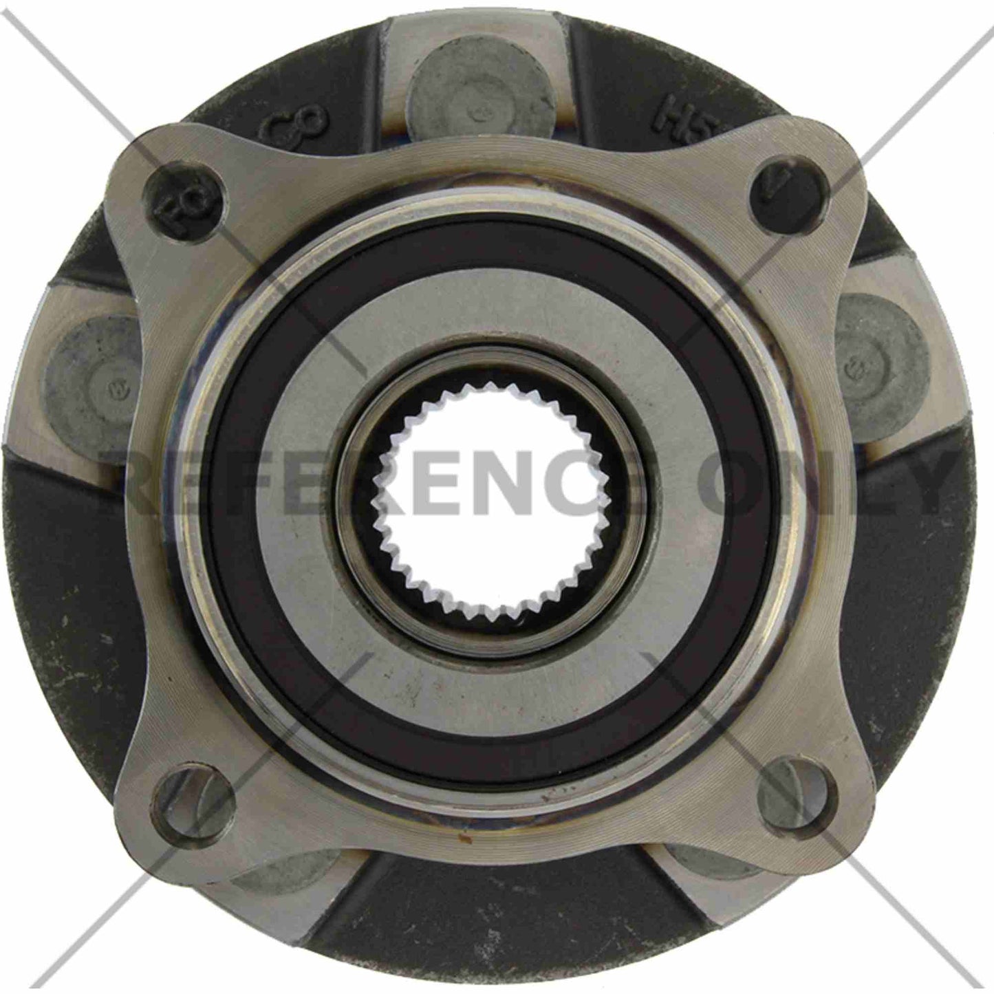 Centric Parts Wheel Bearing and Hub Assembly Premium with ABS Tone Ring/Encoder 401.61004
