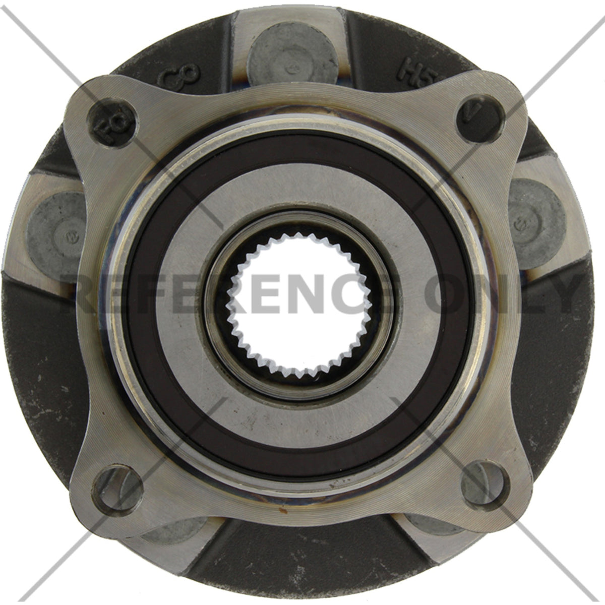 Centric Parts Wheel Bearing and Hub Assembly Premium with ABS Tone Ring/Encoder 401.61004