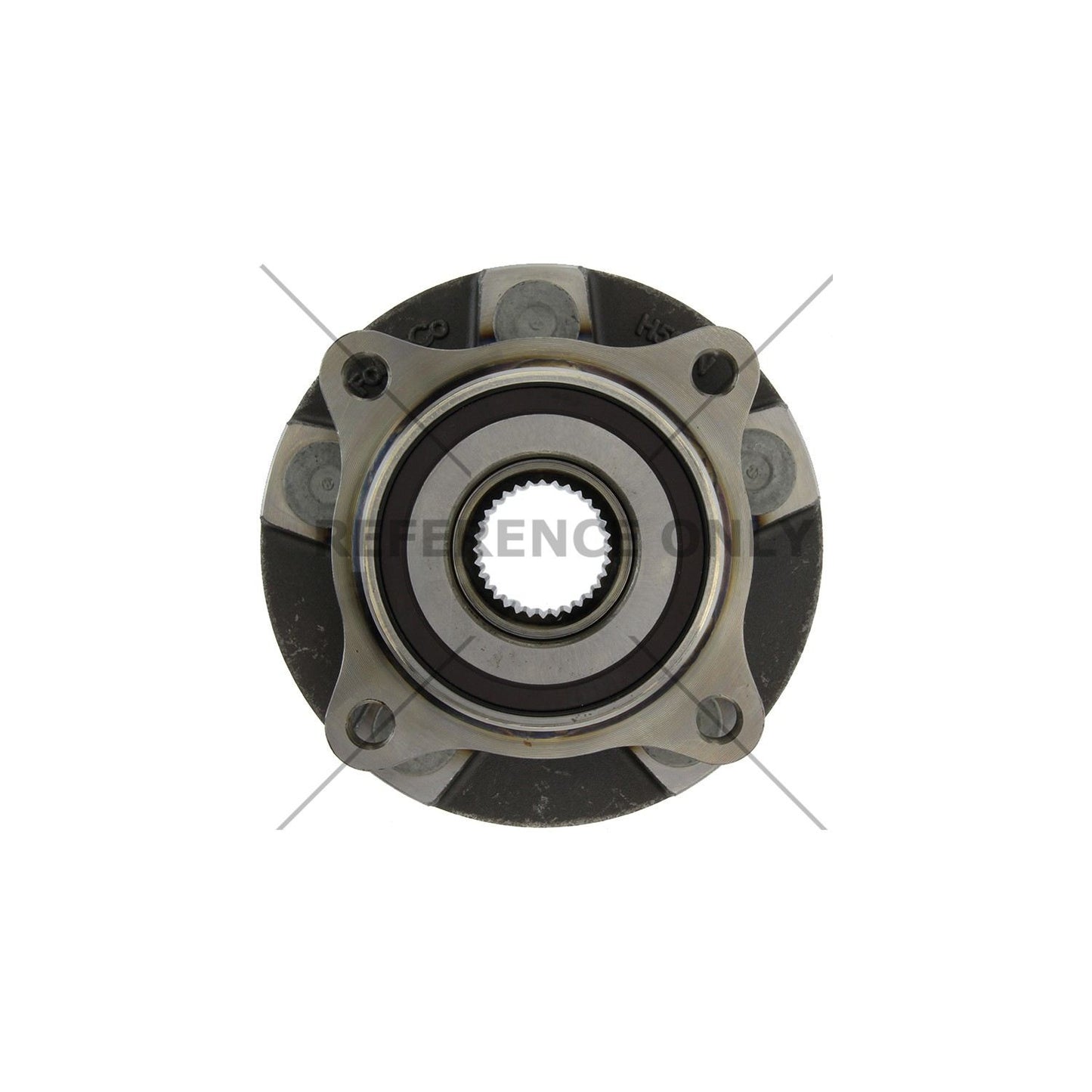 Centric Parts Wheel Bearing and Hub Assembly Premium with ABS Tone Ring/Encoder 401.61004