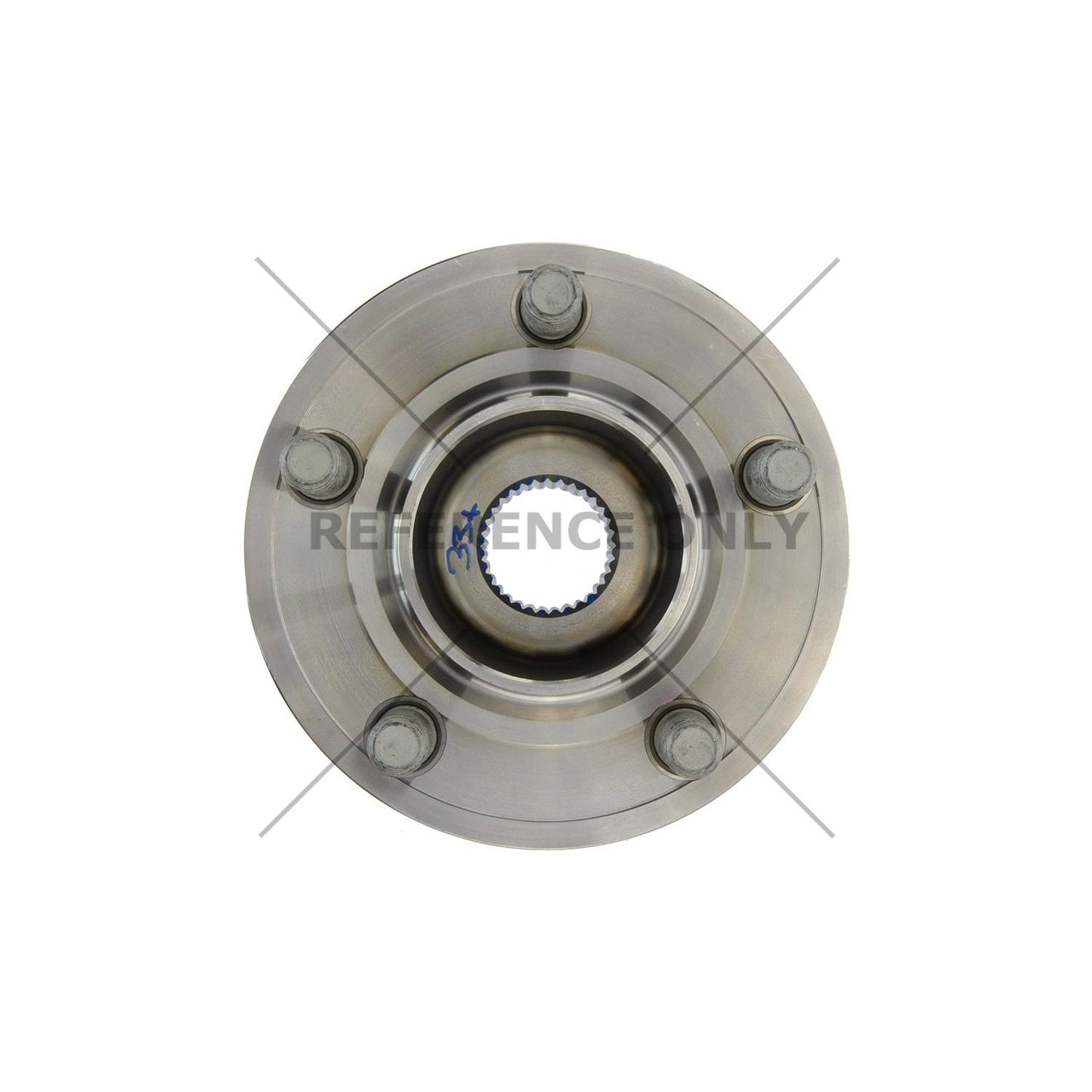 Centric Parts Wheel Bearing and Hub Assembly Premium with ABS Tone Ring/Encoder 401.61004