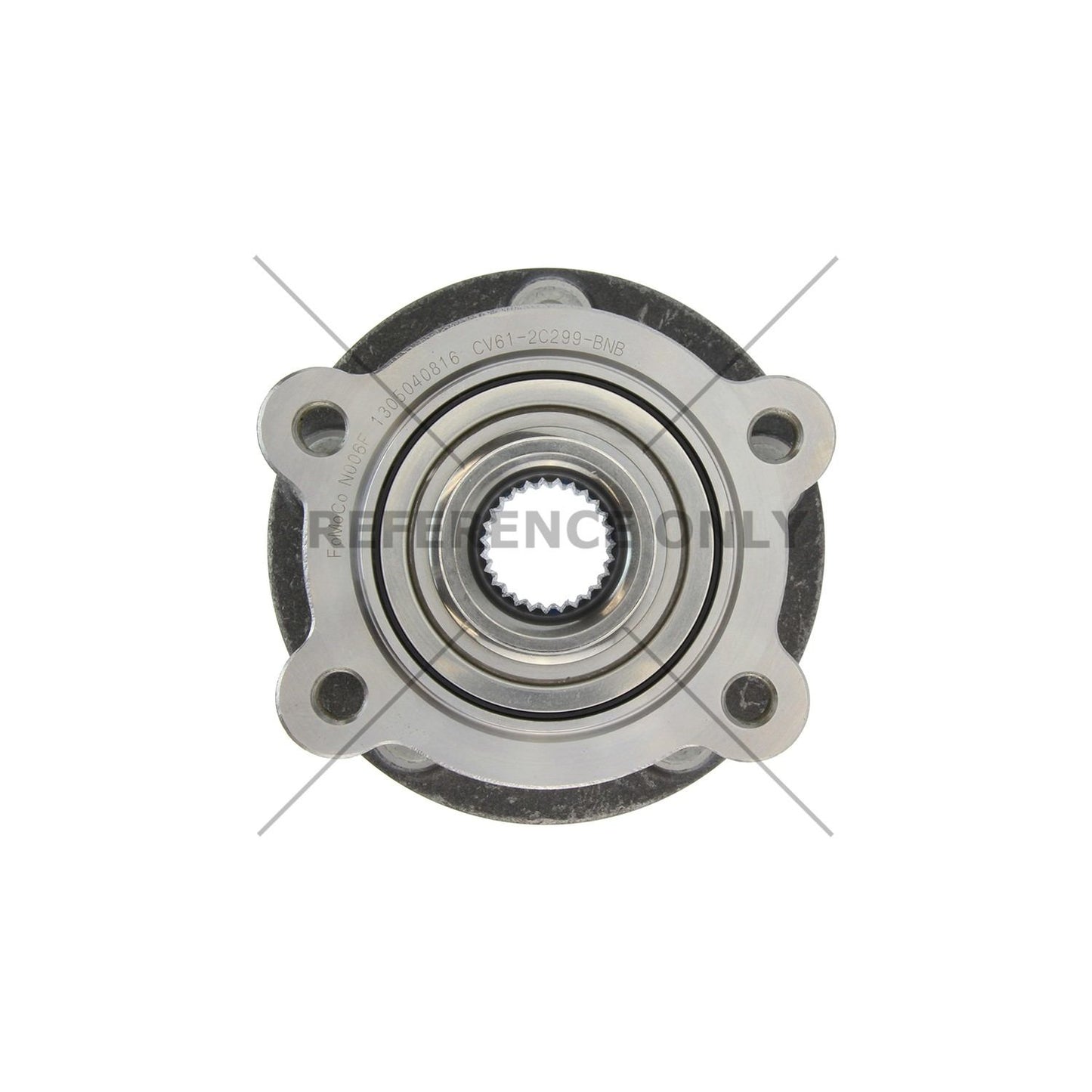 Centric Parts Wheel Bearing and Hub Assembly with ABS Tone Ring/Encoder 401.61005
