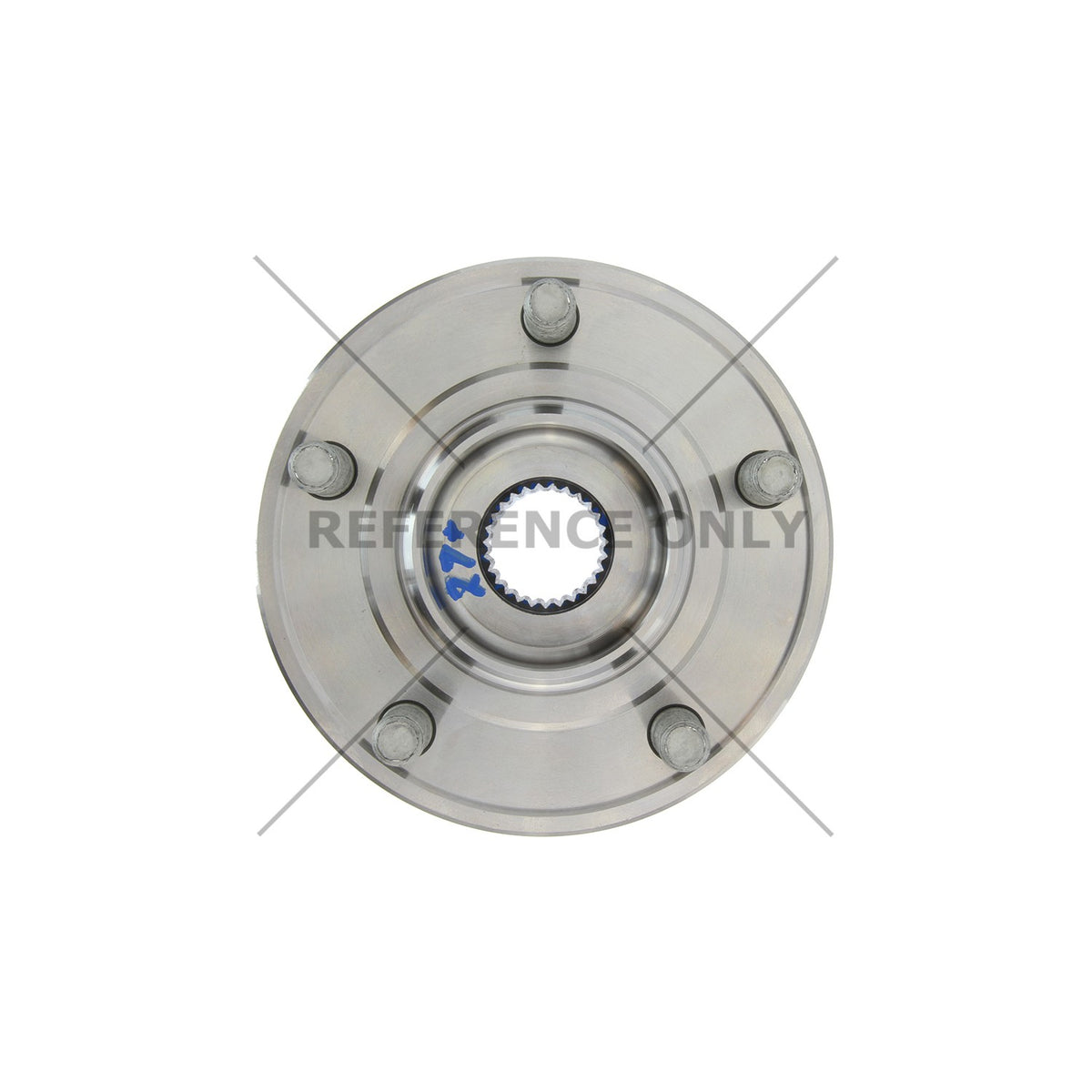 Centric Parts Wheel Bearing and Hub Assembly with ABS Tone Ring/Encoder 401.61005