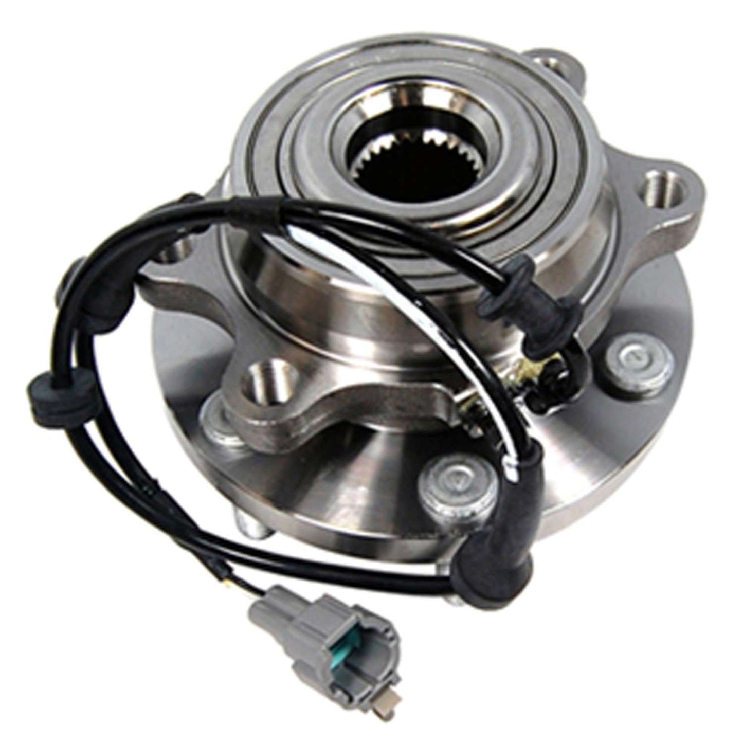 Centric Parts Wheel Bearing and Hub Assembly Standard with Integral ABS for 2005-2019 Nissan Frontier, 2004-2012 Pathfinder, 2005-2015 Xterra