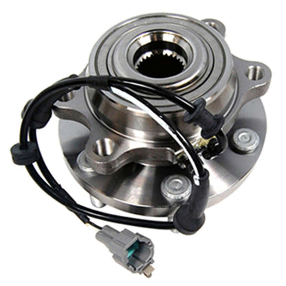 Centric Parts Wheel Bearing and Hub Assembly Standard with Integral ABS for 2005-2019 Nissan Frontier, 2004-2012 Pathfinder, 2005-2015 Xterra
